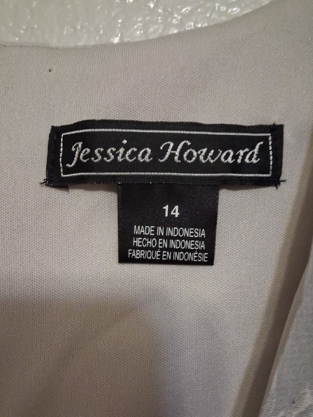 NWT Jessica Howard Pearl and Light Gray Dress - Picture 2 of 7